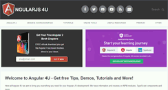 Desktop Screenshot of angularjs4u.com